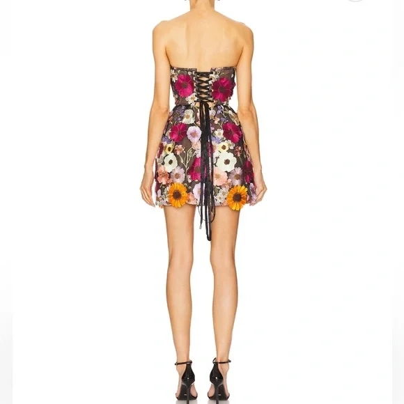 NWT Bronx and Banco Bouquet Maraya Mini Dress - Picture 3 of 16